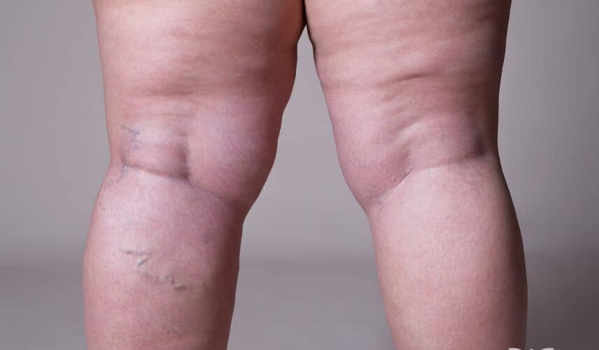 Imagem do linfedema atacando o corpo humano